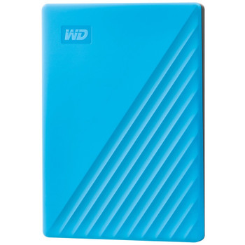 WD My Passport WDBYVG0020BBL 2 TB Portable Hard Drive - External - Blue WDBYVG0020BBL-WESN