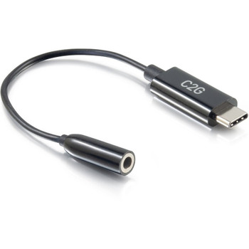 C2G USB C to 3.5mm Audio Adapter - USB C to AUX Cable - USB C to Headphone Jack 54426