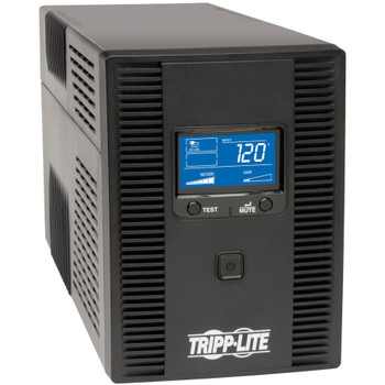Tripp Lite by Eaton UPS SmartPro 1500VA 900W 120V Line-Interactive Sine Wave UPS - 8 Outlets LCD USB Tower SMART1500LCDT