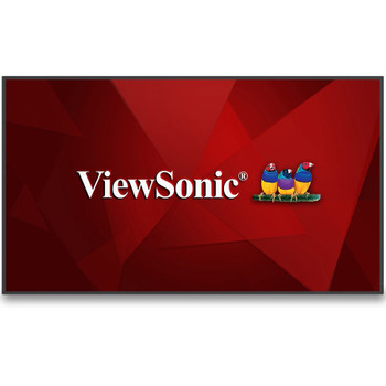 ViewSonic CDE7530 75" 4K UHD Wireless Presentation Display 24/7 Commercial Display with Portrait Landscape, HDMI, USB, USB C, Wifi/BT Slot, RJ45 and RS232 CDE7530