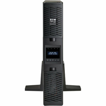 Eaton Tripp Lite Series SmartOnline 1500VA 1350W 120V Double-Conversion UPS - 8 Outlets, Extended Run, Network Card Included, LCD, USB, DB9, 2U Rack/Tower Battery Backup SU1500RTXLCDN