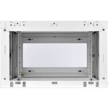 Tripp Lite by Eaton SmartRack 6U Low-Profile Switch-Depth Wall-Mount Mini Rack Enclosure, Clear Acrylic Window, White SRW6UWG