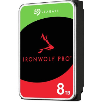 Seagate IronWolf Pro ST8000NT001 8 TB Hard Drive - 3.5" Internal - SATA (SATA/600) - Conventional Magnetic Recording (CMR) Method ST8000NT001