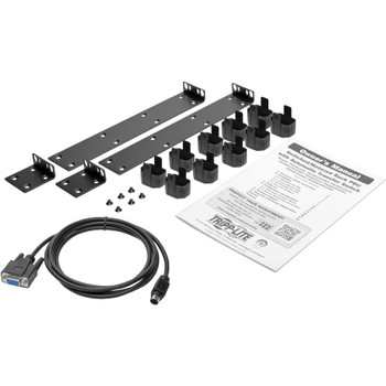 Tripp Lite by Eaton PDU 1.92kW 120V Single-Phase ATS/Monitored PDU - 16 5-15/20R Outlets Dual L5-20P/5-20P Inputs 12 ft. Cords 1U TAA PDUMNH20AT1