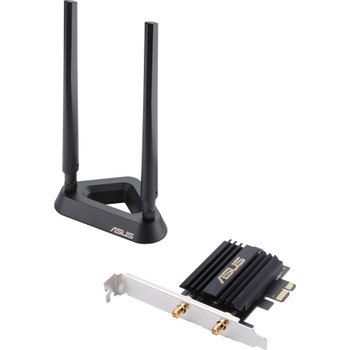 Asus PCE-AX58BT IEEE 802.11ax Bluetooth 5.0 Wi-Fi/Bluetooth Combo Adapter for Desktop Computer PCE-AX58BT