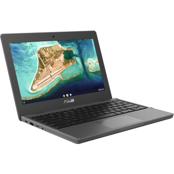 Asus Chromebook Flip CR1 CR1100FKA-YZ182T 11.6" Touchscreen Rugged Convertible 2 in 1 Chromebook - HD - 1366 x 768 - Intel Celeron N5100 Quad-core (4 Core) 1.10 GHz - 8 GB Total RAM - 32 GB Flash Memory - Dark Gray CR1100FKA-YZ182T