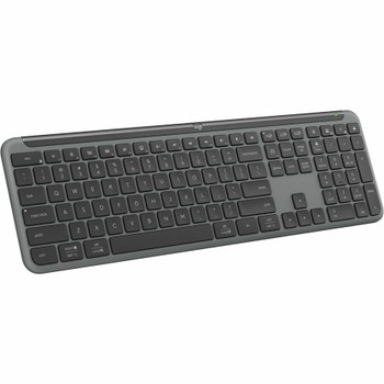 Logitech Signature Slim K950 Wireless Keyboard, Sleek Design, Switch Typing Between Devices, Quiet Typing, Bluetooth, Multi-OS, Windows, Mac, Chrome (Graphite) 920-012424