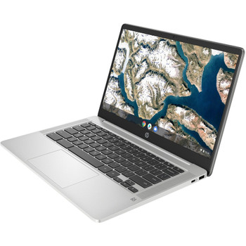 HP Chromebook 14a-na0230nr 14" Touchscreen Chromebook - HD - 1366 x 768 - Intel Celeron N4120 Quad-core (4 Core) 1.10 GHz - 4 GB Total RAM - 64 GB Flash Memory - Mineral Silver 60F61UA#ABA