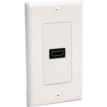 StarTech.com Single Outlet Female HDMI�&reg; Wall Plate White HDMIPLATE