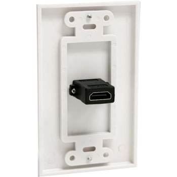 StarTech.com Single Outlet Female HDMI�&reg; Wall Plate White HDMIPLATE