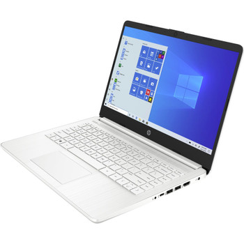 HP 14-dq0000 14-dq0040nr 14" Notebook - HD - 1366 x 768 - Intel Celeron N4020 Dual-core (2 Core) 1.10 GHz - 4 GB Total RAM - 64 GB Flash Memory - Snow Flake White, Snow White 47X78UA#ABA