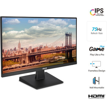 Asus VA27EHE 27" Class Full HD Gaming LCD Monitor - 16:9 - Black VA27EHE