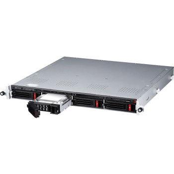 BUFFALO TeraStation 3420 4-Bay SMB 8TB (2x4TB) Rackmount NAS Storage w/ Hard Drives Included TS3420RN0802