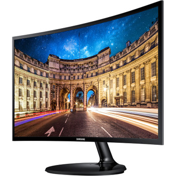 Samsung C27F390 27" Class Full HD Curved Screen LCD Monitor - 16:9 - High Glossy Black - TAA Compliant C27F390FHN