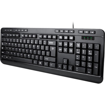 Adesso Spill-Resistant Multimedia Desktop Keyboard (USB) AKB-132UB