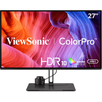 ViewSonic VP2786-4K 27 Inch Premium IPS 4K USB C Monitor with Integrated Color Wheel, 100% Adobe RGB, 98% DCI-P3, Pantone Validated, 90W Charging, HDMI, DisplayPort for Professional Home and Office VP2786-4K