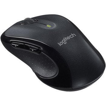 Logitech M510 Wireless Mouse, 2.4 GHz with USB Unifying Receiver, 1000 DPI Laser-Grade Tracking, 7-Buttons, 24-Months Battery Life, PC / Mac / Laptop (Black) 910-001822