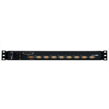 Tripp Lite by Eaton NetDirector 8-Port 1U Rack-Mount Console KVM Switch with 19-in. LCD + 8 PS2/USB Combo Cables B020-U08-19-K