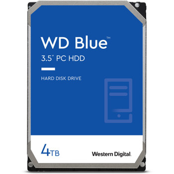 Western Digital Blue WD40EZAX 4 TB Hard Drive - 3.5" Internal - SATA (SATA/600) - Conventional Magnetic Recording (CMR) Method WD40EZAX