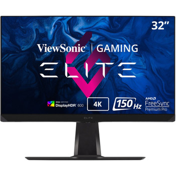 ViewSonic ELITE XG320U 32 Inch 4K UHD 1ms 150Hz Gaming Monitor with FreeSync Premium Pro, HDR 600, HDMI, DisplayPort, USB, and Advanced Ergonomics for Esports XG320U