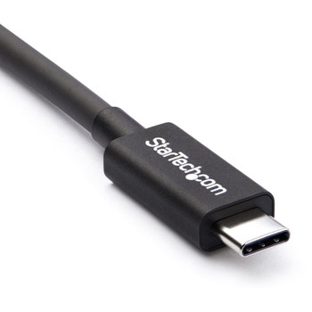 StarTech.com 2m (6.6ft) Thunderbolt 3 Cable, 20Gbps, 100W PD, 4K Video, Thunderbolt-Certified, Compatible w/ TB4/USB 3.2/DisplayPort TBLT3MM2M