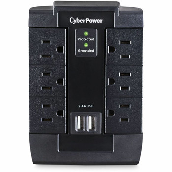 CyberPower CSP600WSU Professional 6 - Outlet Surge with 1200 J CSP600WSU