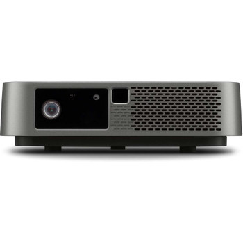 ViewSonic M2e 1080p Portable Projector with 400 ANSI Lumens, H/V Keystone, Auto Focus, Harman Kardon Bluetooth Speakers, HDMI, USB C, 16GB Storage, Stream Netflix with Dongle M2E