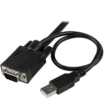 StarTech.com 2 Port USB VGA Cable KVM Switch - USB Powered with Remote Switch SV211USB