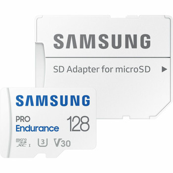 Samsung PRO Endurance 128 GB Class 10/UHS-I (U3) V30 microSDXC - 1 Pack MB-MJ128K