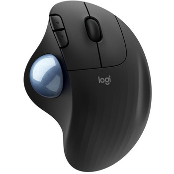 Logitech ERGO M575 Wireless Trackball Mouse - Easy thumb control, precision and smooth tracking, ergonomic comfort design, for Windows, PC and Mac with Bluetooth and USB capabilities (Black) 910-005869