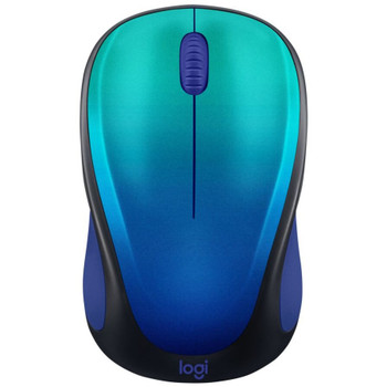 Logitech Design Collection Limited Edition Wireless Mouse with Colorful Designs - USB Unifying Receiver, 12 months AA Battery Life, Portable & Lightweight, Easy Plug & Play with Universal Compatibility - BLUE AURORA 910-006118