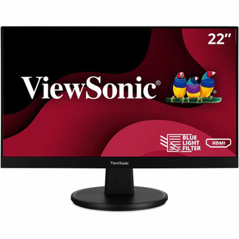 ViewSonic VA2256-MHD 22 Inch IPS 1080p Monitor with Ultra-Thin Bezels, HDMI, DisplayPort and VGA Inputs for Home and Office VA2256-MHD