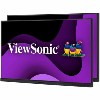 ViewSonic VG2448A-2_H2 24 Inch Dual Pack Head-Only 1080p IPS Monitor with Ultra-Thin Bezels, HDMI, DisplayPort, USB, and VGA for Home and Office VG2448A-2_H2