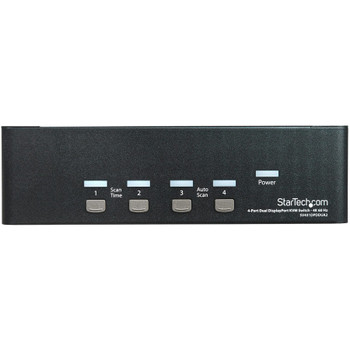 StarTech.com 4 Port Dual DisplayPort KVM Switch - DisplayPort 1.2 KVM - 4K 60Hz SV431DPDDUA2