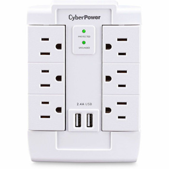 CyberPower CSP600WSURC2 Professional 6 - Outlet Surge with 1200 J CSP600WSURC2