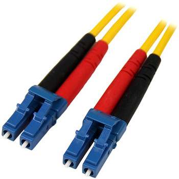 StarTech.com 1m Fiber Optic Cable - Single-Mode Duplex 9/125 - LSZH - LC/LC - OS1 - LC to LC Fiber Patch Cable SMFIBLCLC1