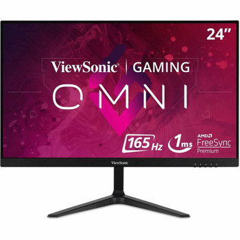 ViewSonic OMNI VX2418-P-MHD 24 Inch 1080p 1ms 165Hz Gaming Monitor with FreeSync Premium, Eye Care, HDMI and DisplayPort VX2418-P-MHD