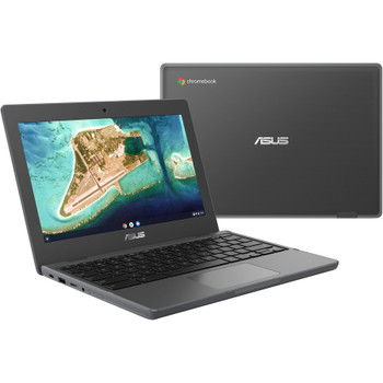 Asus Chromebook CR1 CR1100CKA-YZ142 11.6" Rugged Chromebook - HD - 1366 x 768 - Intel Celeron N5100 Quad-core (4 Core) 1.10 GHz - 4 GB Total RAM - 32 GB Flash Memory - Dark Gray CR1100CKA-YZ142