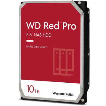 Western Digital Red Pro WD102KFBX 10 TB Hard Drive - 3.5" Internal - SATA (SATA/600) - Conventional Magnetic Recording (CMR) Method WD102KFBX