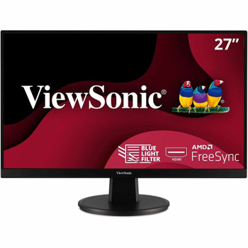ViewSonic VA2747-MH 27 Inch Full HD 1080p Monitor with Ultra-Thin Bezel, AMD FreeSync, 100Hz, Eye Care, and HDMI, VGA Inputs for Home and Office VA2747-MH