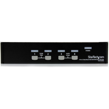 StarTech.com 4 Port 1U Rackmount USB KVM Switch with OSD SV431DUSBU