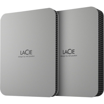LaCie Mobile Drive Secure STLR2000400 2 TB Portable Hard Drive - 2.5" External - Space Gray STLR2000400