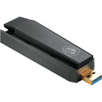 MSI IEEE 802.11 a/b/g/n/ac/ax Dual Band Wi-Fi Adapter for Computer/Notebook AX1800 WIFI USB