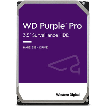 Western Digital Purple Pro WD181PURP 18 TB Hard Drive - 3.5" Internal - SATA (SATA/600) - Conventional Magnetic Recording (CMR) Method WD181PURP