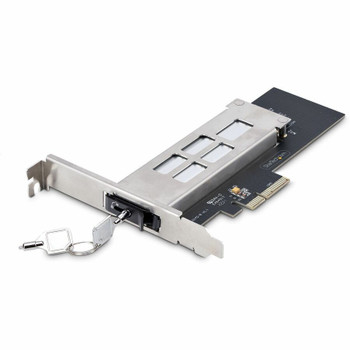 StarTech.com M.2 NVMe SSD to PCIe x4 Removable Mobile Rack for PCI Express Expansion Slot, Tool-less Installation, PCIe Hot-Swap Drive Bay M2-REMOVABLE-PCIE-N1