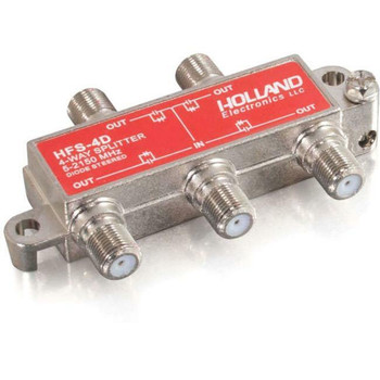 C2G High-Frequency 4-Way Splitter 41022