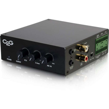 C2G 50W Audio Amplifier - Plenum Rated - 8 Ohm 40880