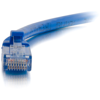 C2G 1ft Cat6a Ethernet Cable - Snagless Unshielded (UTP) - Blue 00689