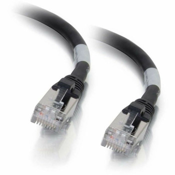 C2G 12ft Cat6 Snagless Shielded (STP) Ethernet Cable - Cat6 Network Patch Cable - Black 00818