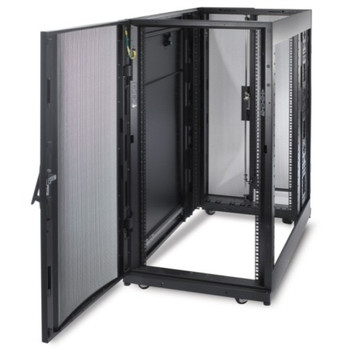 APC by Schneider Electric NetShelter SX, Server Rack Enclosure, 24U, Black, 1198.5H x 600W x 1070D mm AR3104